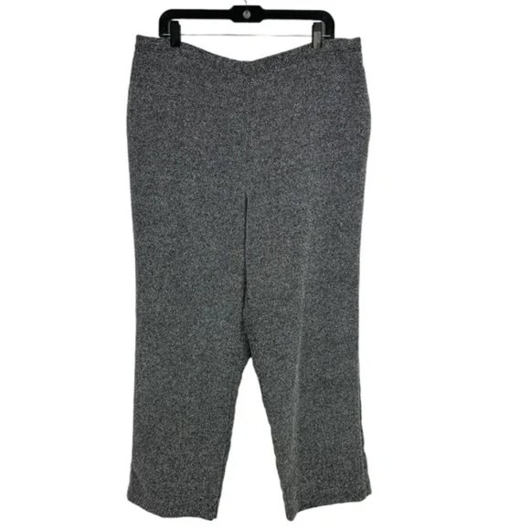 Alfred Dunner Pants - Alfred Dunner Pull-On Herringbone Pants Sizev20